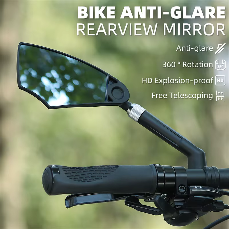Rétroviseur de vélo antireflet 360 °