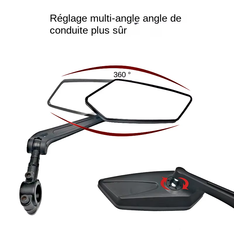 Rétroviseur de vélo, clair