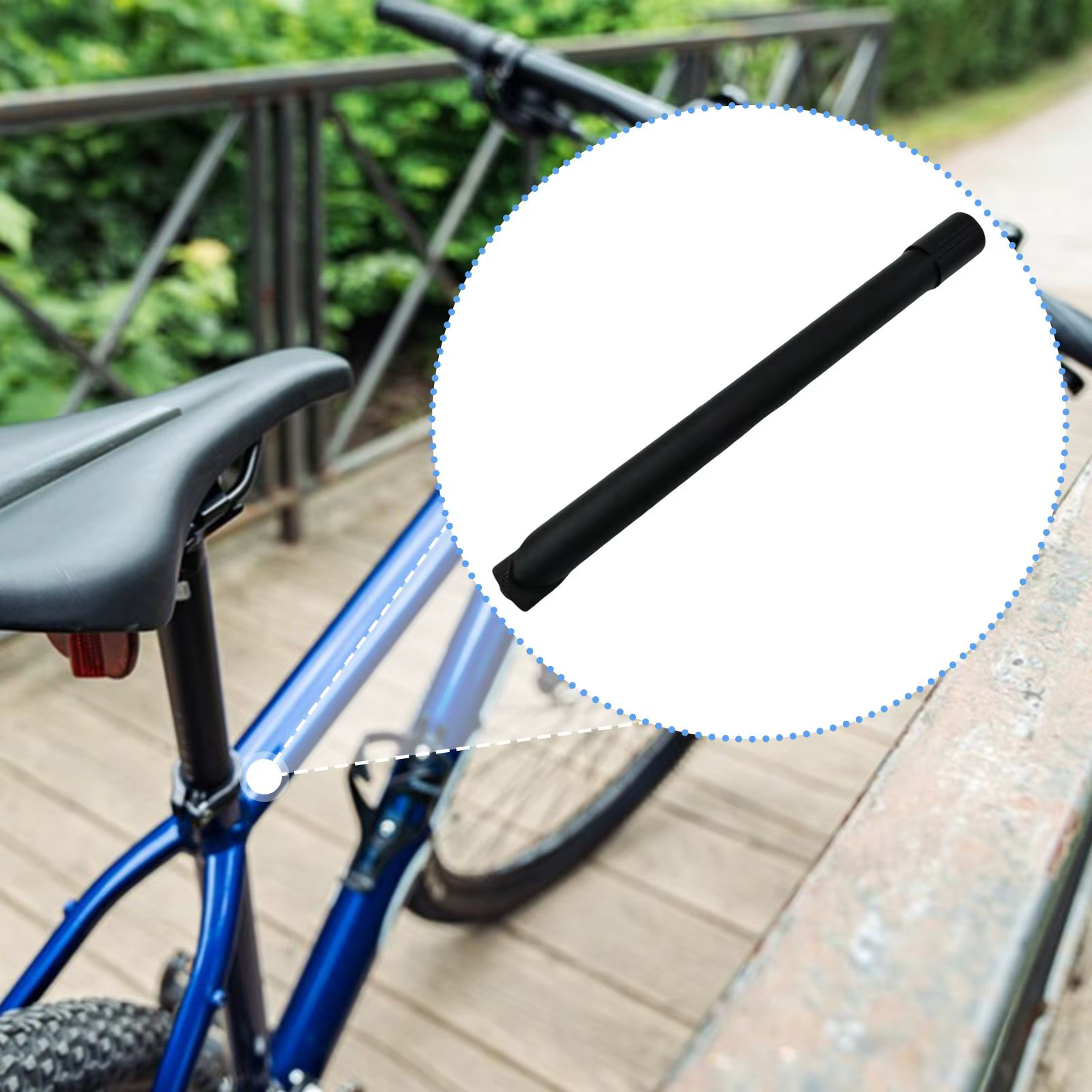 Adaptateur de plume de tige de vélo