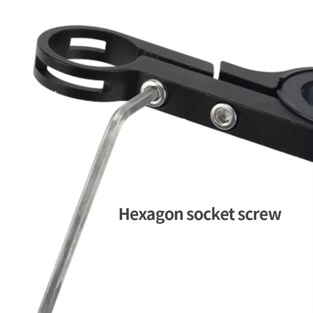 Extension de guidon de vélo en alliage d'aluminium, 20CM, support de feu avant de vélo de montagne, lampe, accessoires de lampe de poche