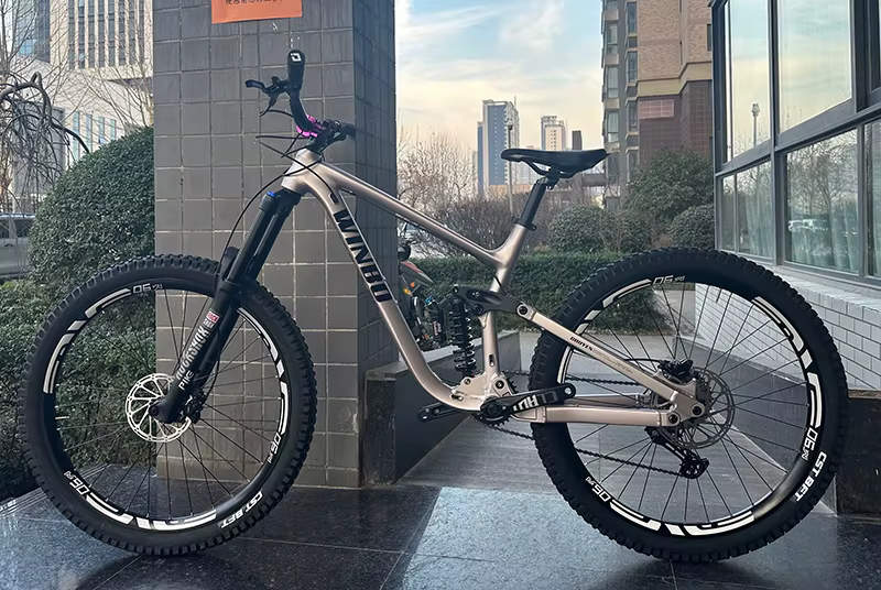 Cadre de vélo tout suspendu en aluminium pour Enduro