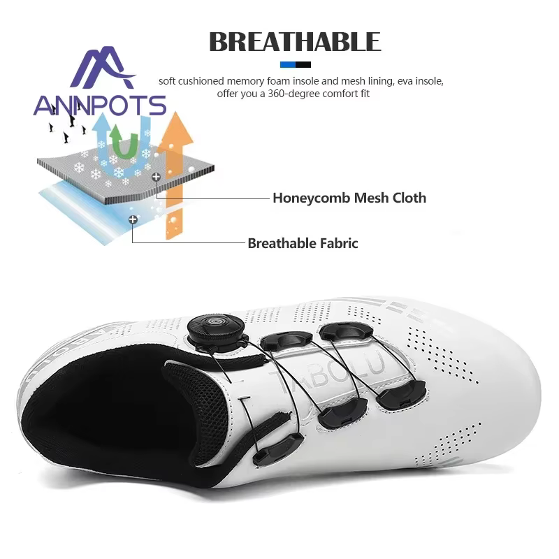 Chaussures de cyclisme professionnelles pour hommes et femmes