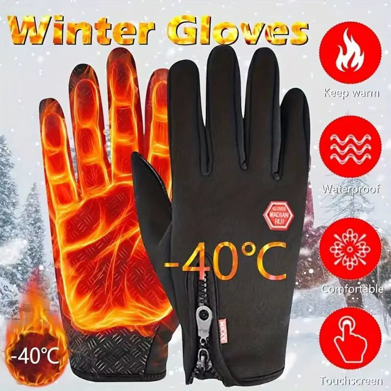 Gants chauds pour écran tactile pour femmes et hommes