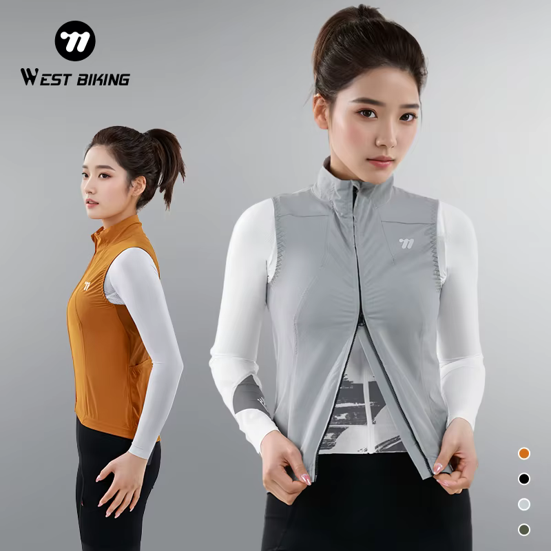 WEST BIKING – gilet de cyclisme coupe-vent pour femmes