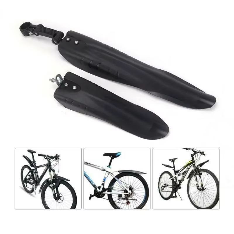 1 ensemble de garde-boue de vélo, ensemble avant et arrière, ailes de garde-boue avant et arrière de montagne, accessoires de vélo