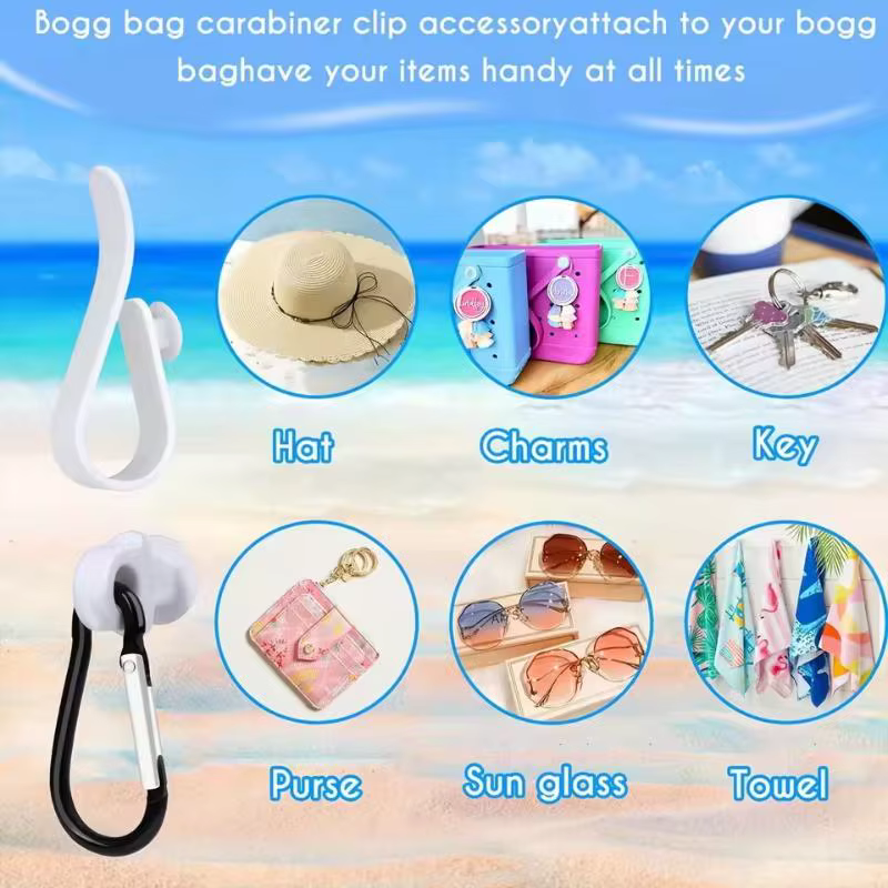 Kit d'accessoires 3 pièces, crochet portable, porte-clés mousqueton et porte-gobelet, pièces de rechange pour usage quotidien en extérieur