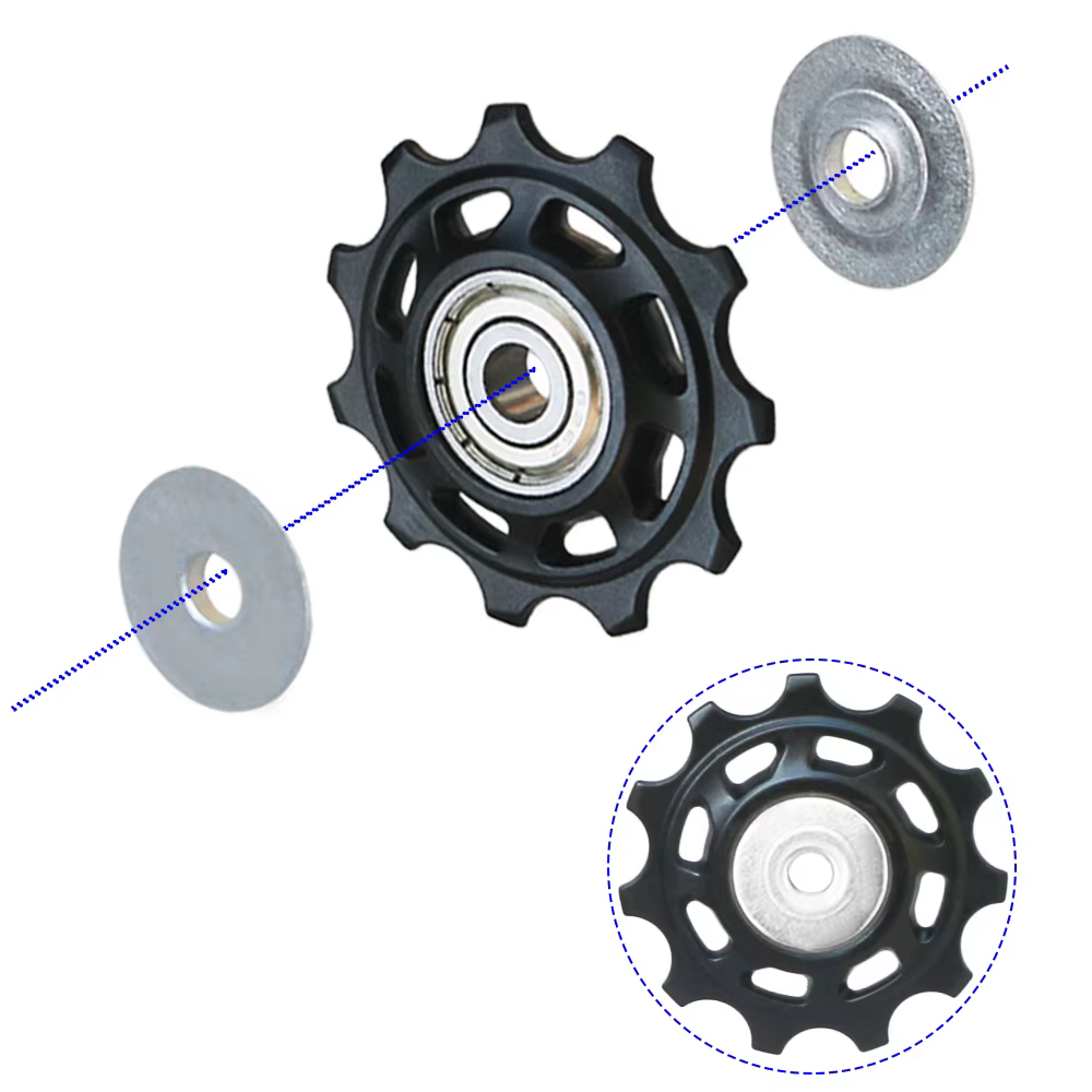 11T 12T 13T 14T roulement poulie vélo vtt route roue de guidage arrière