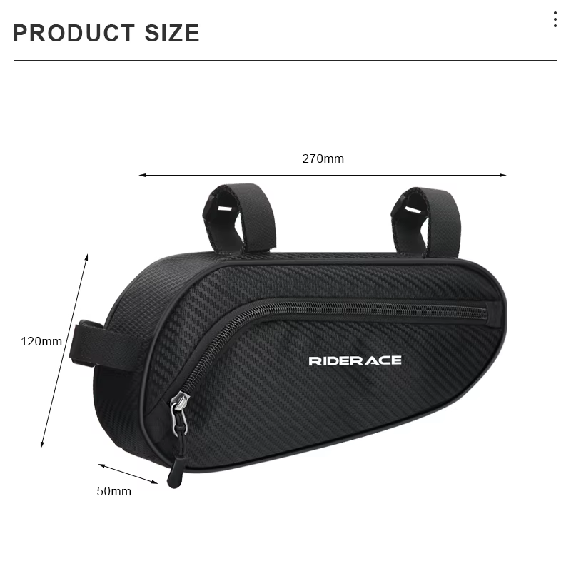 Sac de rangement de cadre de vélo Portable