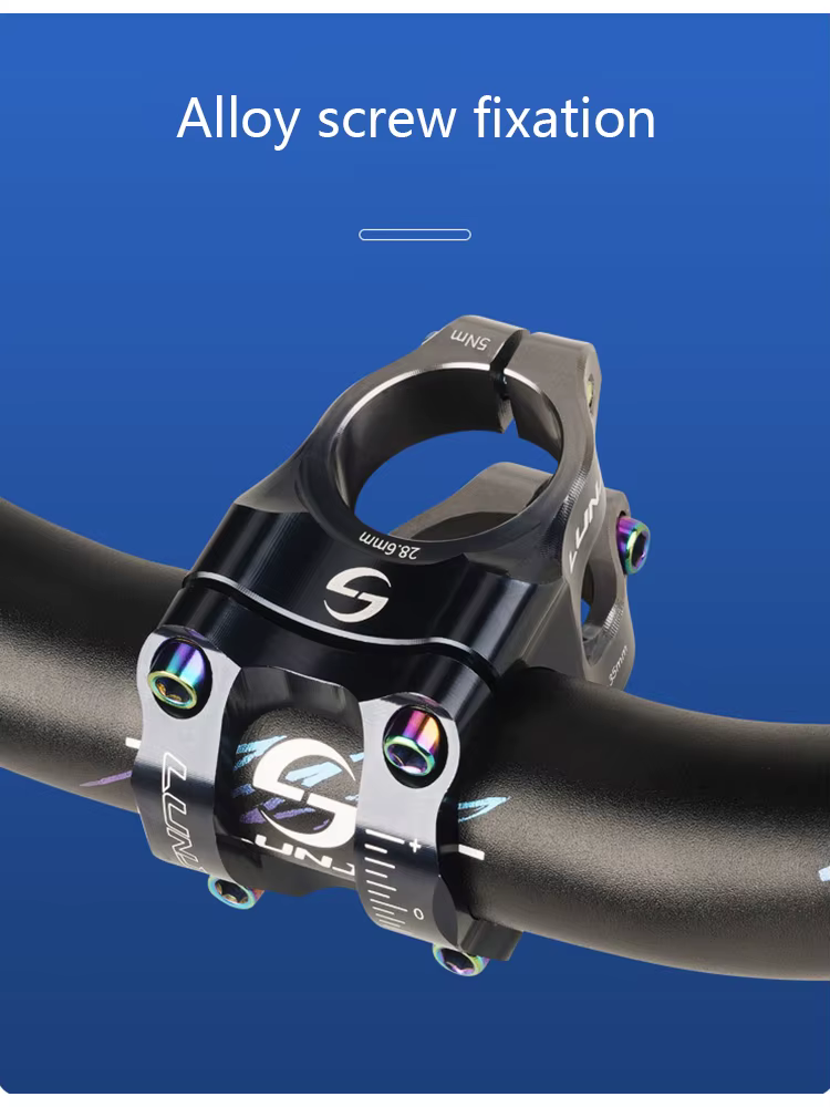 Tige courte de vélo en alliage d'aluminium