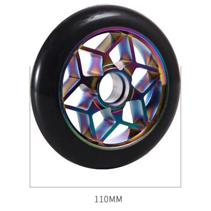 Roues de Scooter colorées avec roulements