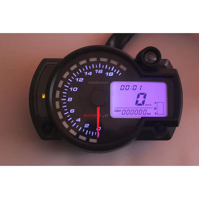 KObuc18000-Compteur de Vitesse Numérique LCD Pliable pour Moto