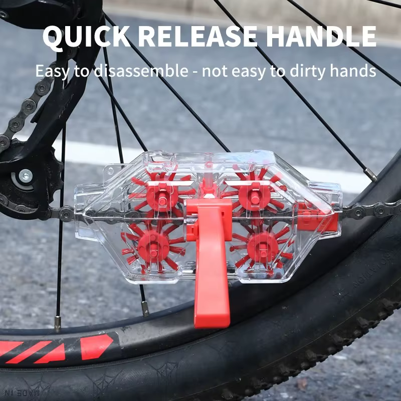 Nettoyeur de chaîne de vélo panoramique