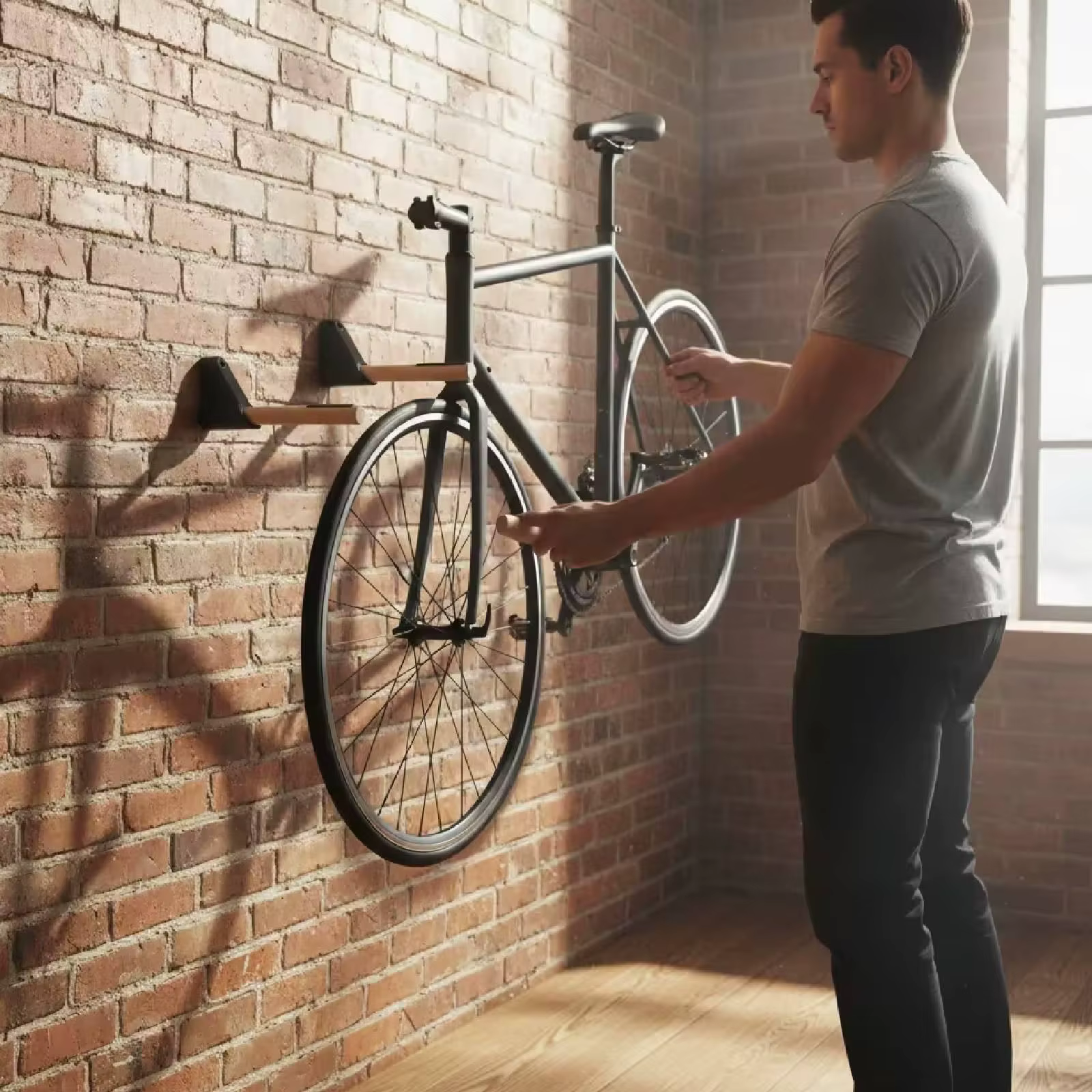 Support mural pour vélos