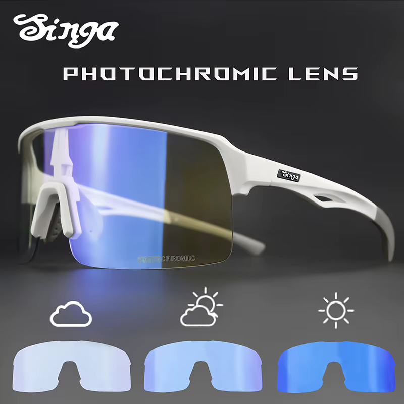 Lunettes de soleil photochromiques pour le cyclisme