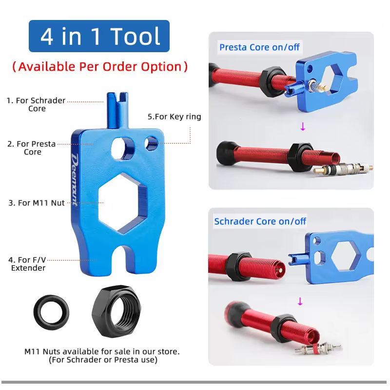 Valve Tubeless F/V pour vélo