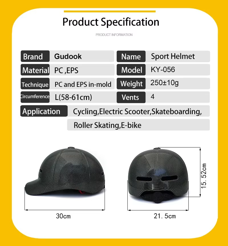 Nouveau casque de vélo adulte casquette de Baseball casques