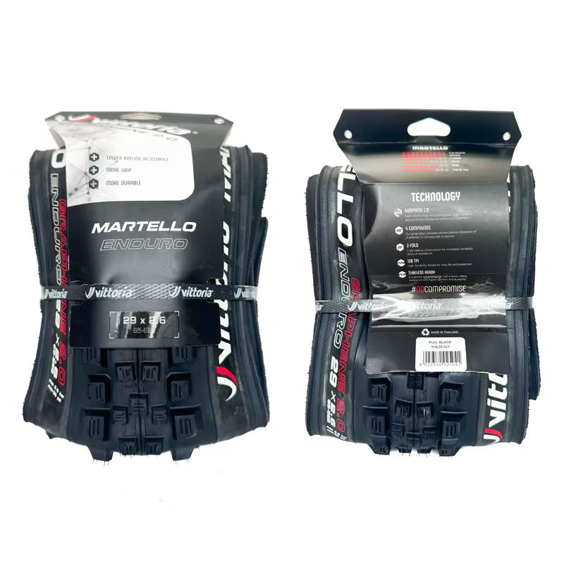 Pneus de VTT Vittoria Martello 29X2.6 pour conditions de Terrain mixtes - Pneu VTT Trail TNT 4C Graphene2.0 - Tubeless Ready