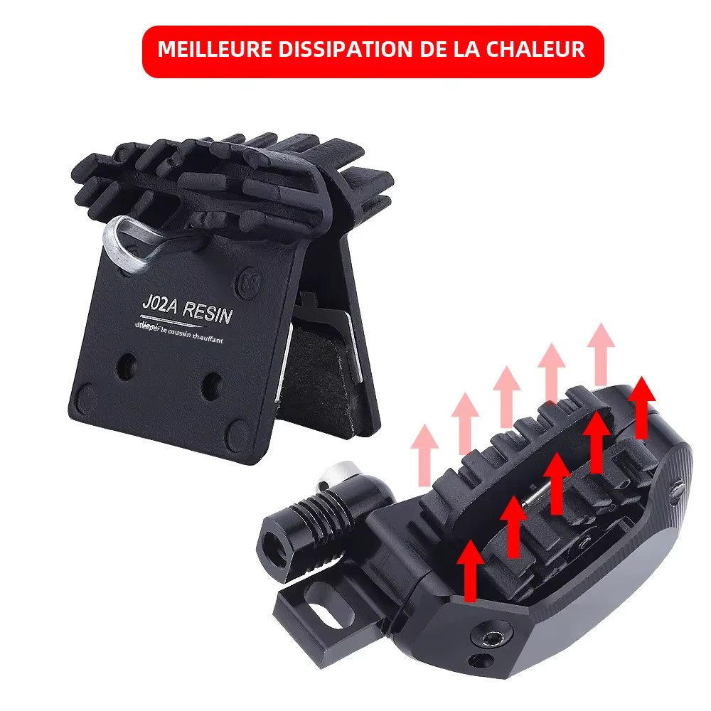 Plaquettes de frein à disque de vélo vtt J02A résine Ice Tech