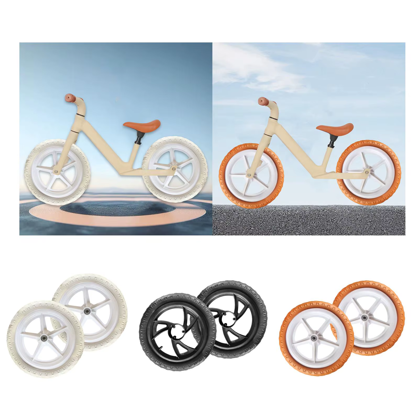 Roues de vélo de remplacement d'équilibre