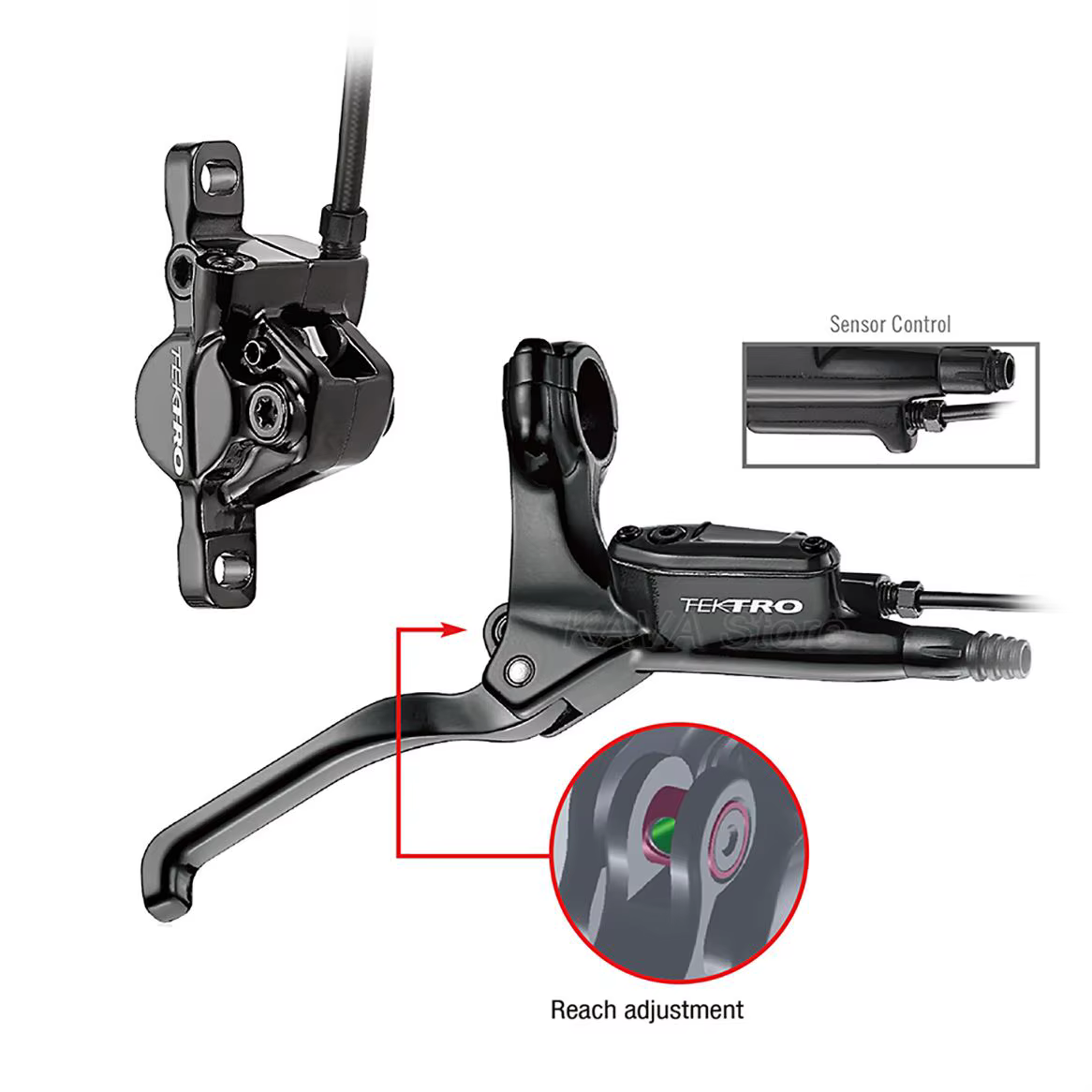 Lam tro-Freins à disque hydrauliques pour vélo électrique