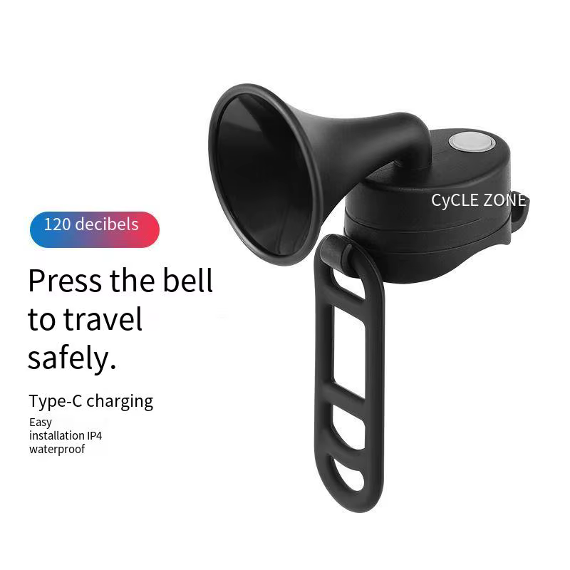 Klaxon de vélo électrique-cloche à décibels élevés