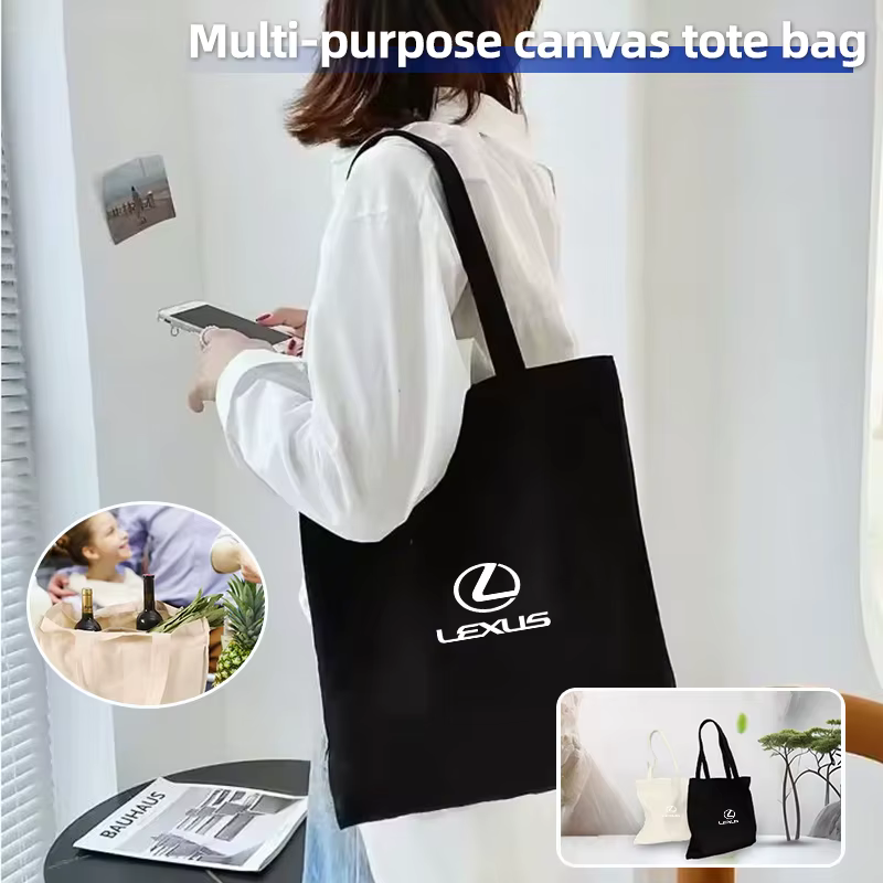 Sac à main en toile pour accessoires de voiture, pochette à bandoulière, fourre-tout de Shopping, sac à outils pour Lexus CT ES GS NX IS250 CT200h IS300h ES300h RX400h N