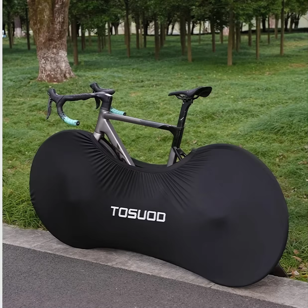 TOSUOD Housse anti-poussière pour vélo Protection solaire Couverture complète Protecteur de roue pour le stockage
