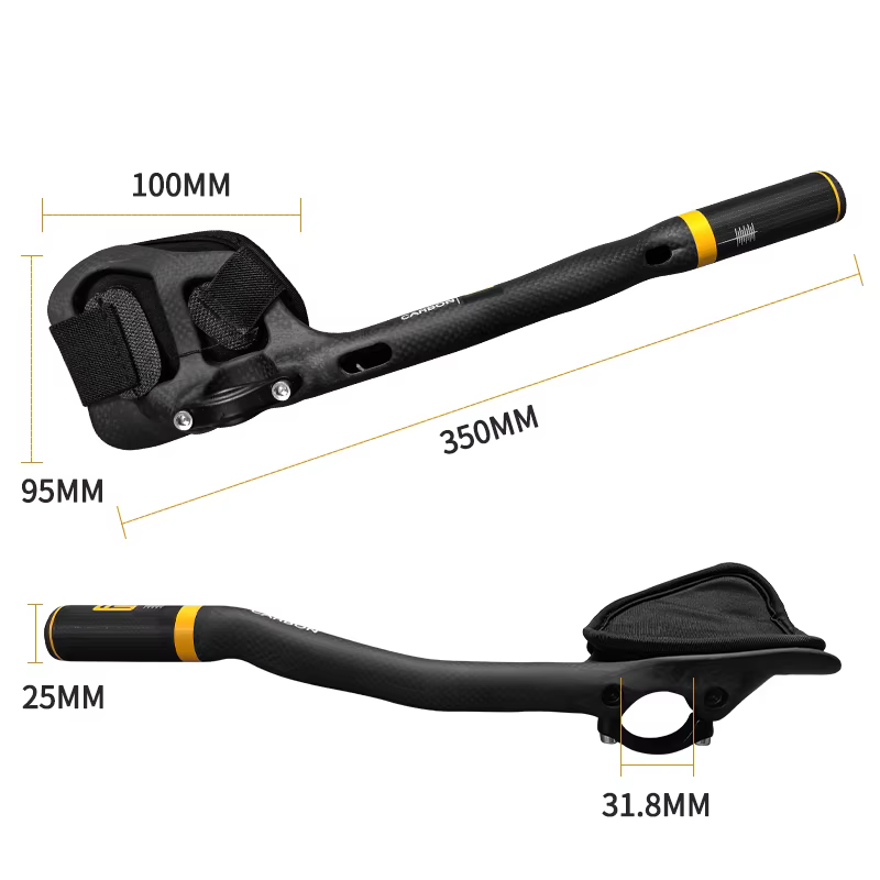 Guidon de vélo de route entièrement en Fiber de carbone