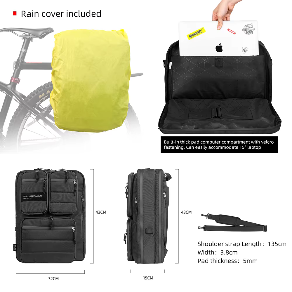 Bal inowalk-Sac à dos étanche pour vélo