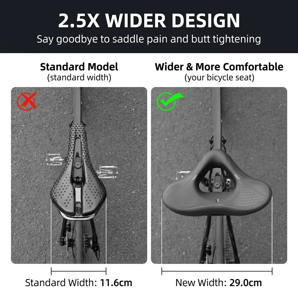 Selle de vélo ergonomique