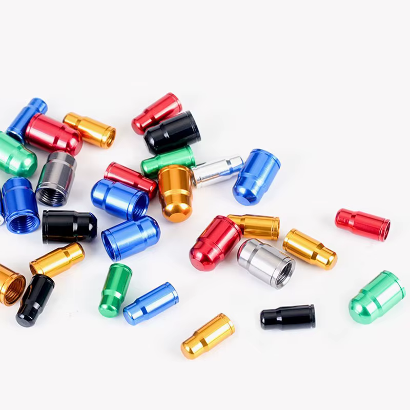 10 pièces de capuchons de valve de pneu de vélo en alliage d'aluminium