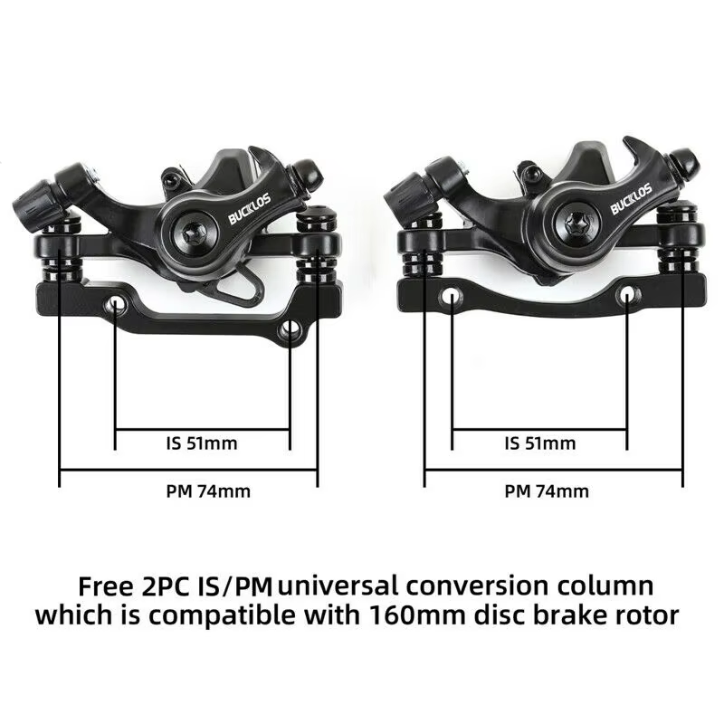 BUCKLOS étrier de frein à disque de vélo 160mm ligne avant/arrière traction