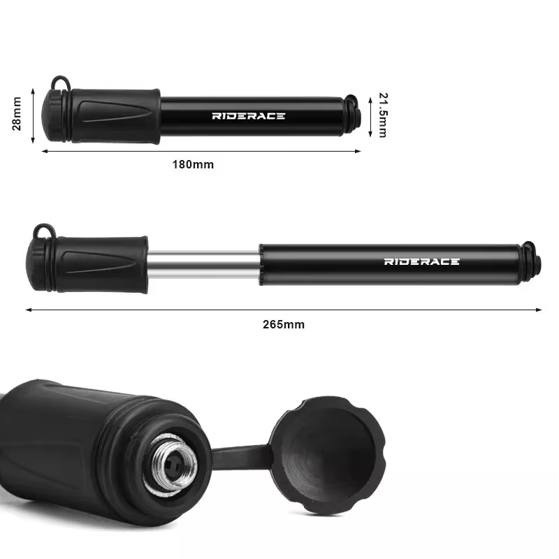 Collection RIDERACE Vélo Pompe Portable Mini