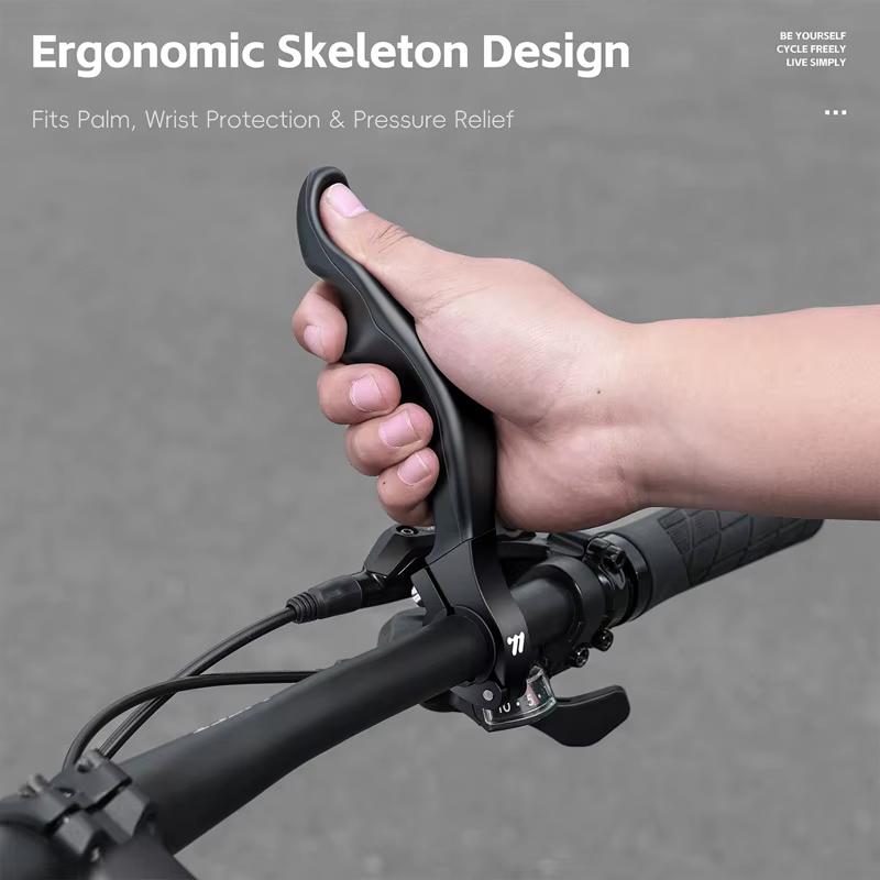 WEST BIKING Embouts de Guidon VTT Ergonomiques Anti-Choc Antidérapants en Aluminium – Extensions