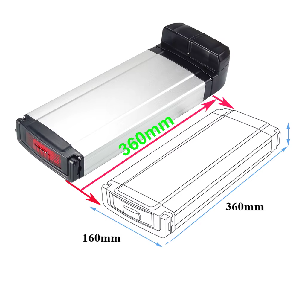Batterie arrière pour vélo électrique