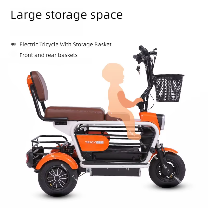 Trottinette Électrique Pliable 2 Places pour Enfant et Parent