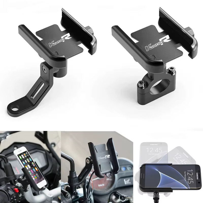 Support de téléphone portable pour guidon de moto