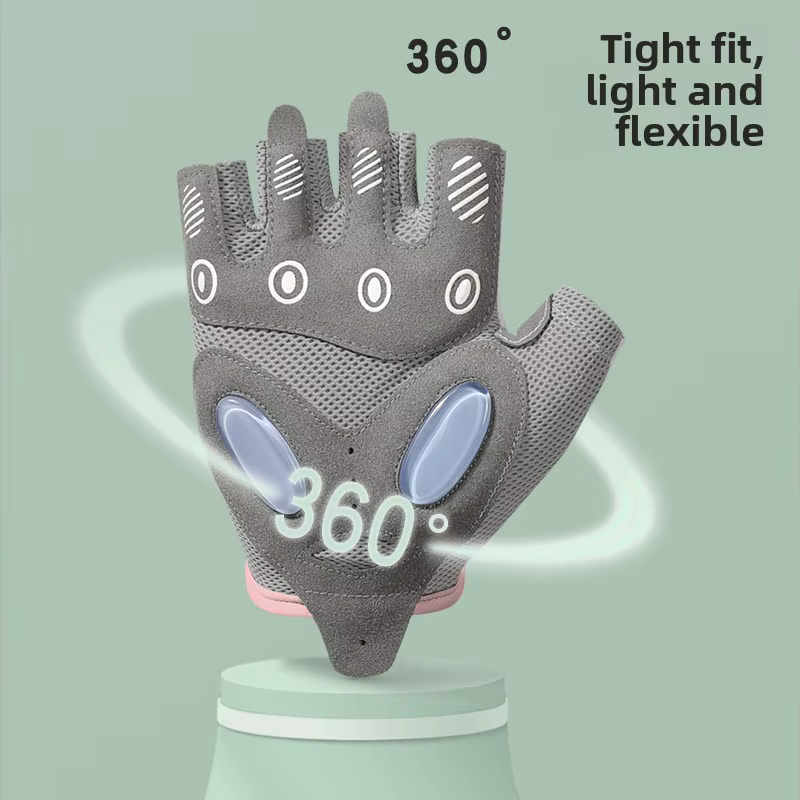 Gants de cyclisme demi-doigts pour femmes