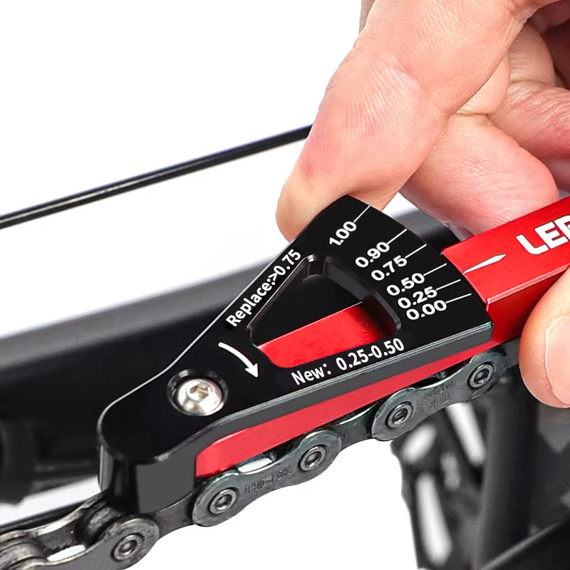 Règle de mesure de chaîne de vélo de montagne