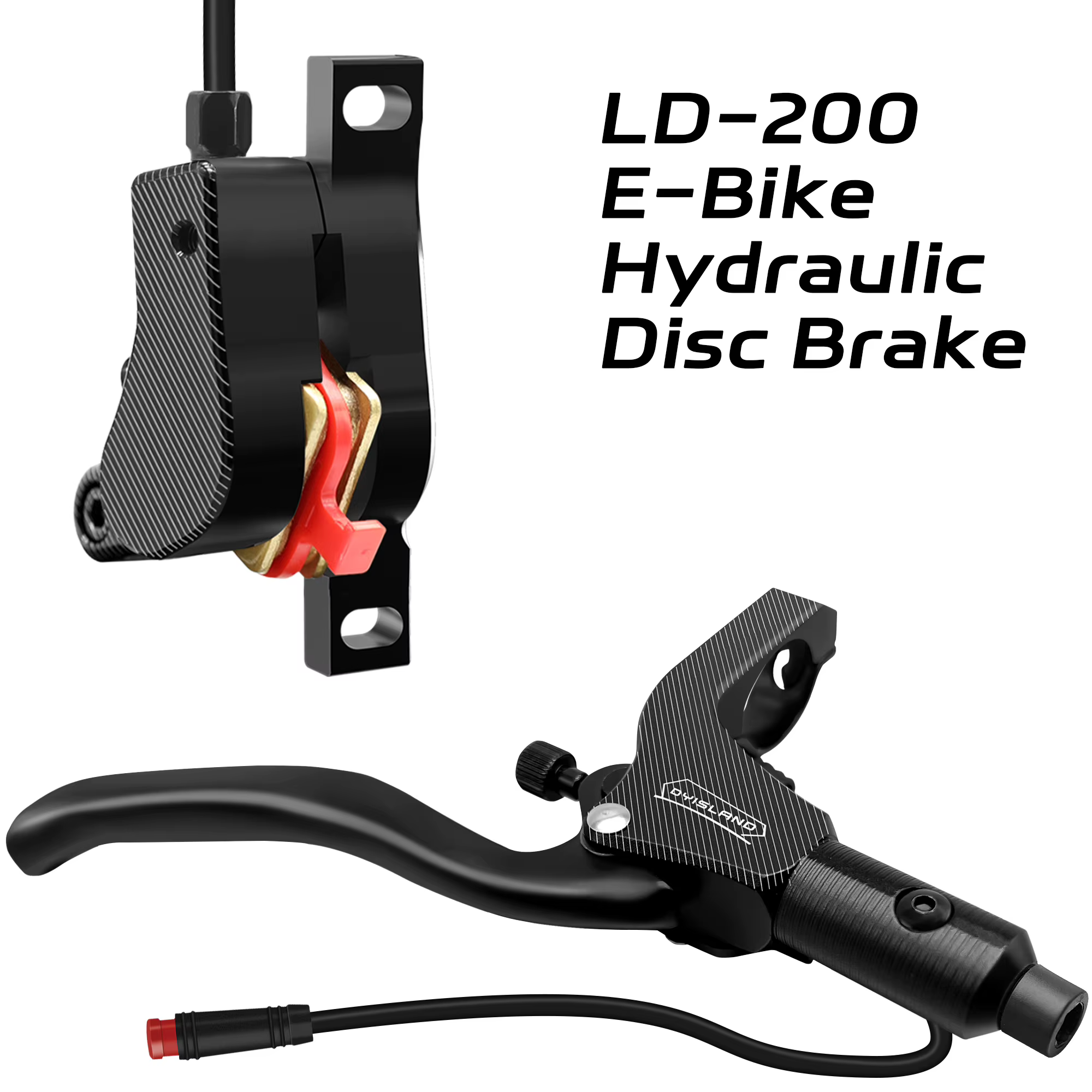 Ensemble de freins à disque hydrauliques pour vélo électrique DYISLAND LD200 2 pistons