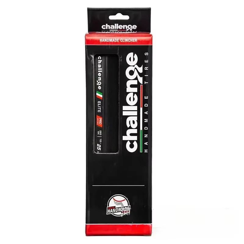 Pneu de vélo de route Challenge Elite 700x25C 260TPI Fabriqué en Italie 700C