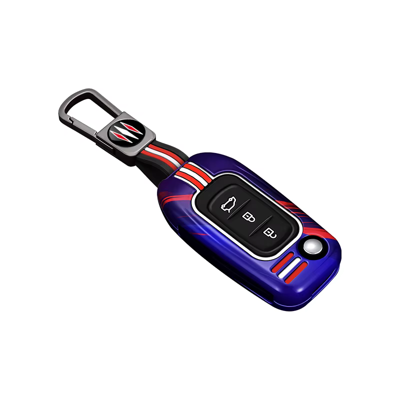 Coque de clé de voiture adaptable pour Renault Dongfeng Koleos, Koleos E, Captur EX1, étui de remplacement pour clé de voiture avec boucle