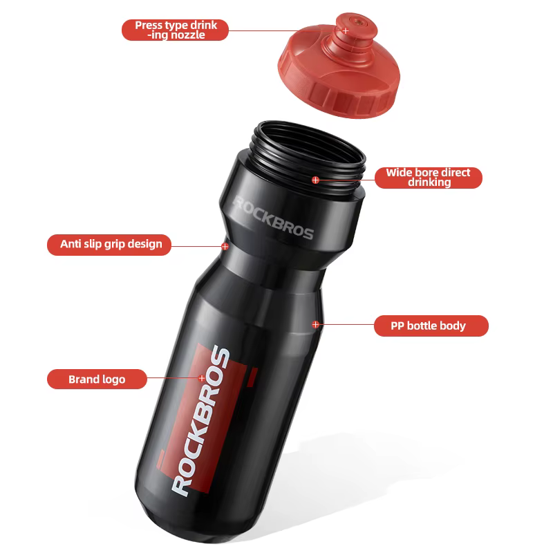 Lot de 2 bouteilles d'eau pour vélo