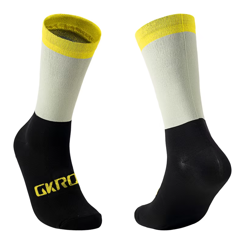 Hommes chaussettes de cyclisme professionnel route vtt vélo femmes Compression course en plein air unisexe sport