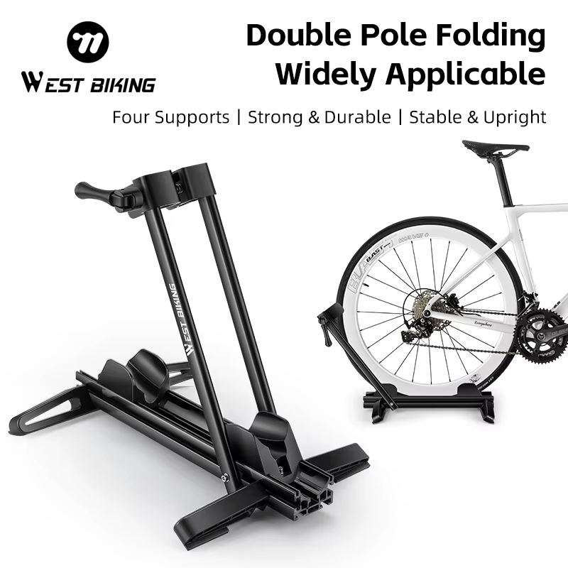 Support de stationnement pour vélo à double poteau WEST BIKING