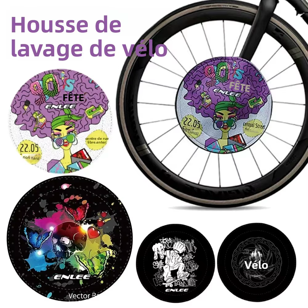 Housse de protection pour lavage de vélo