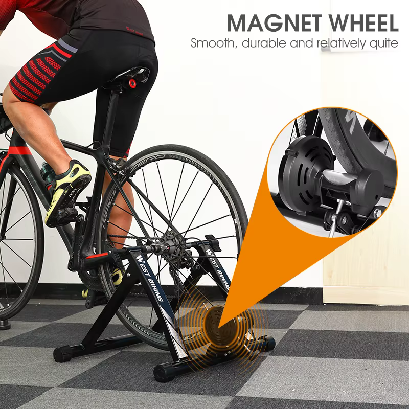 WEST BIKING-Entraîneur de vélo magnétique à 6 vitesses