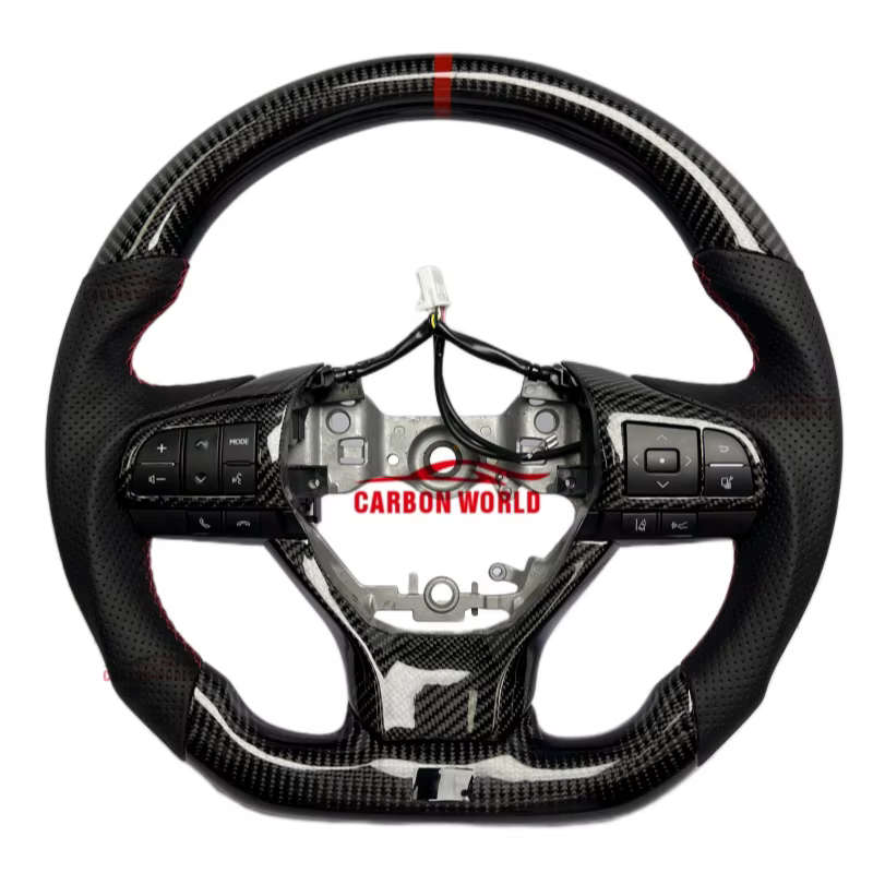Volant en Fiber de carbone, accessoires d'intérieur de voiture pour Lexus IS250 IS350 ES ES300 GS GS350 NX CT200 RC