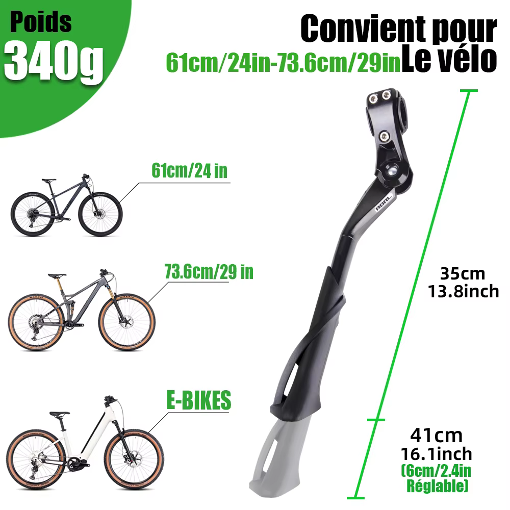 RBRL béquille de vélo E