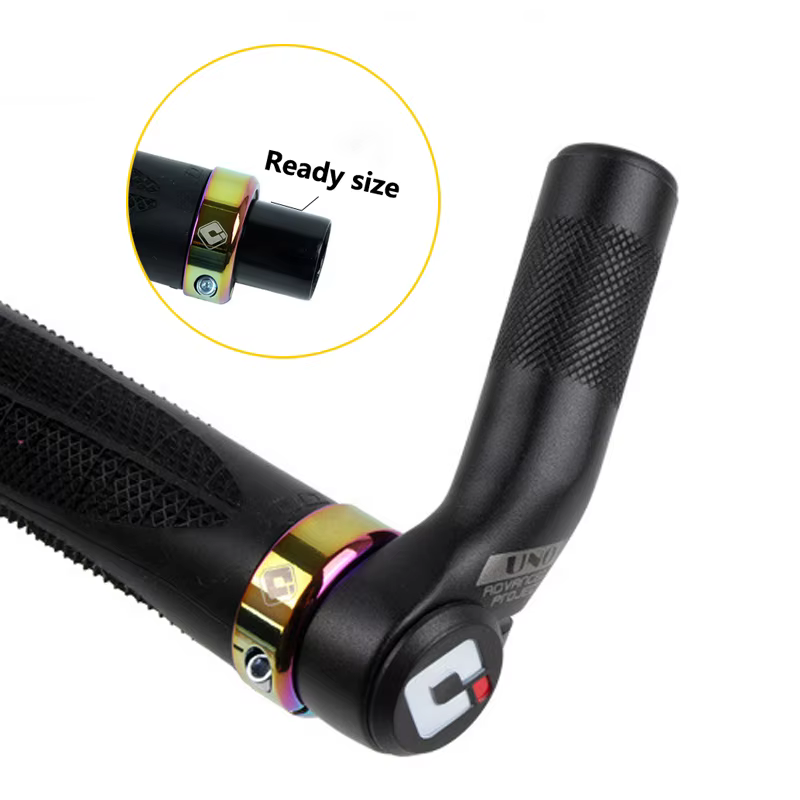 Embouts de guidon ergonomiques en alliage pour vélo de route et VTT
